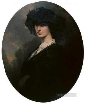  royalty Oil Painting - Jadwiga Potocka Countess Branicka royalty portrait Franz Xaver Winterhalter